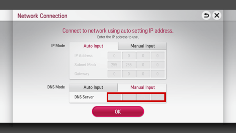 LG Smart TV Netcast - DNS Server
